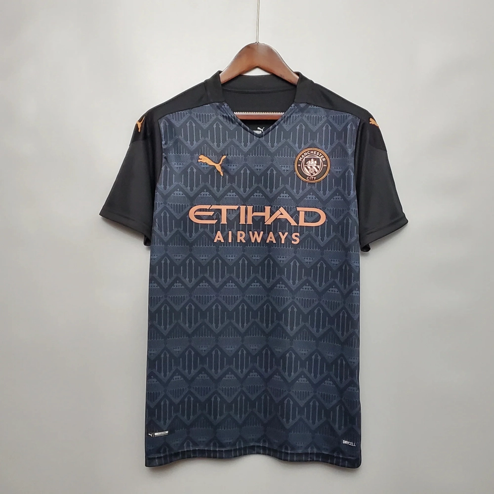 Manchester City Retro Football Jersey Third Away Shirt 2020/21
