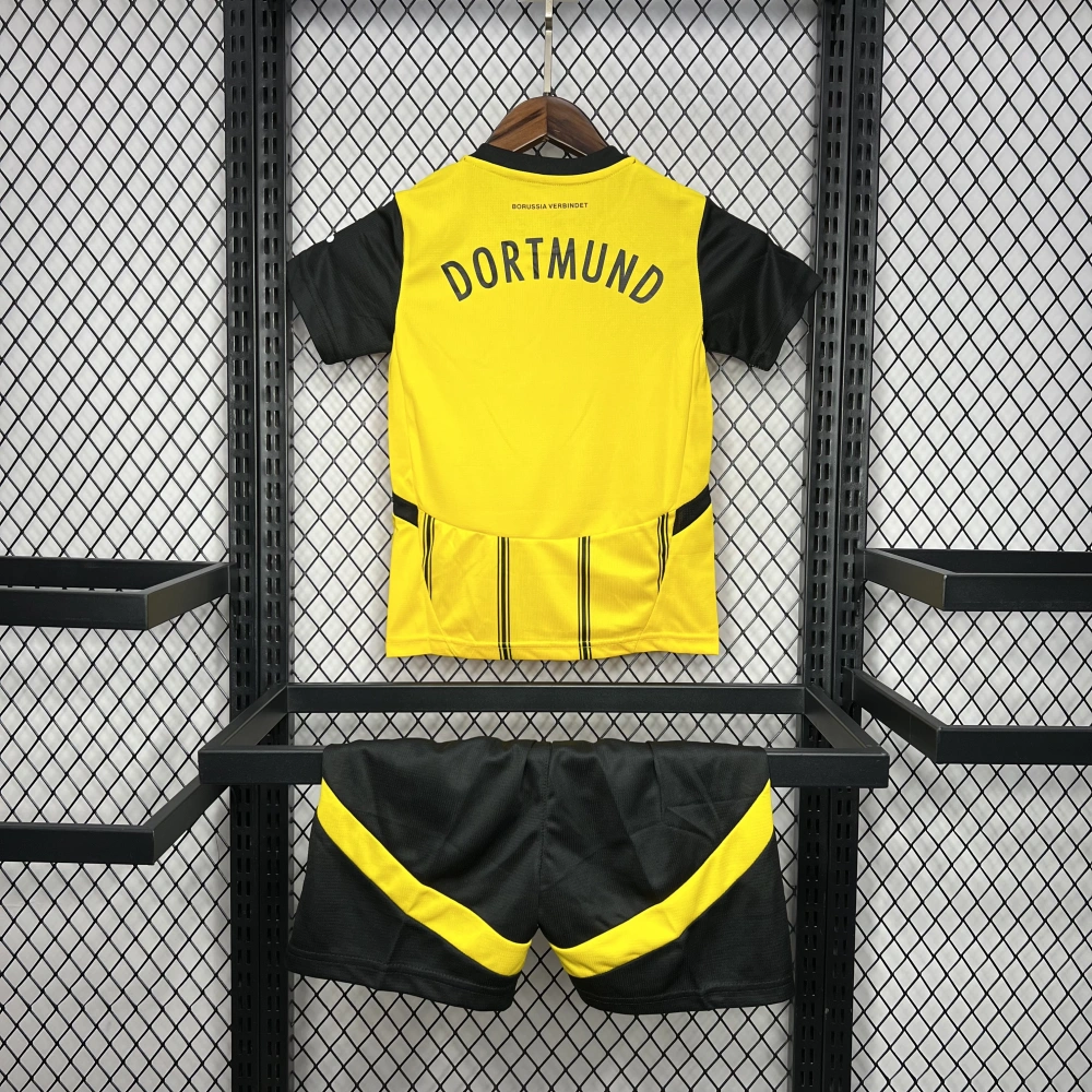 Borussia Dortmund Home Kids Kit Jersey+Shorts 2024/25