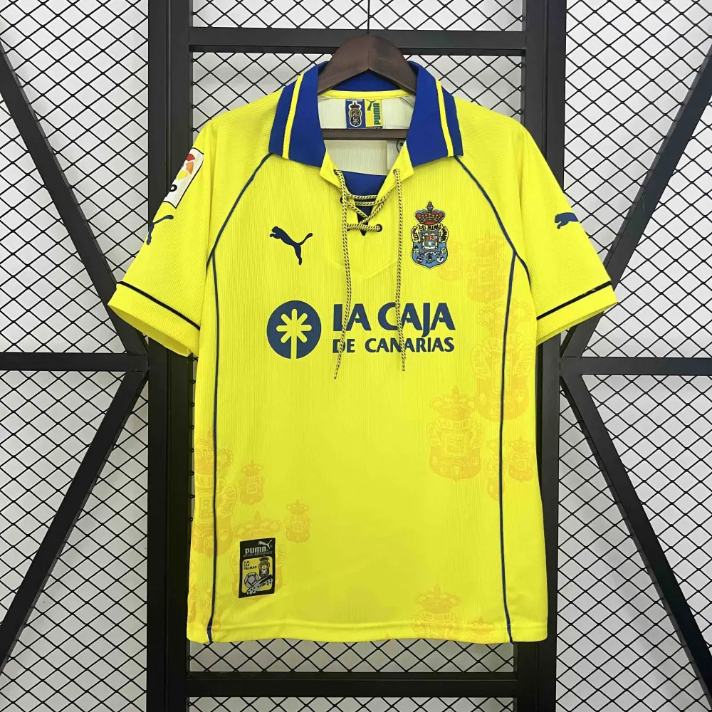 UD Las Palmas Retro Soccer Jersey Home Custom Shirt 1997/98
