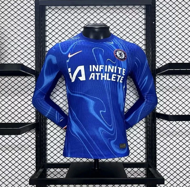 Chelsea Authentic Football Jersey Home Long Sleeve Shirt 2024/25