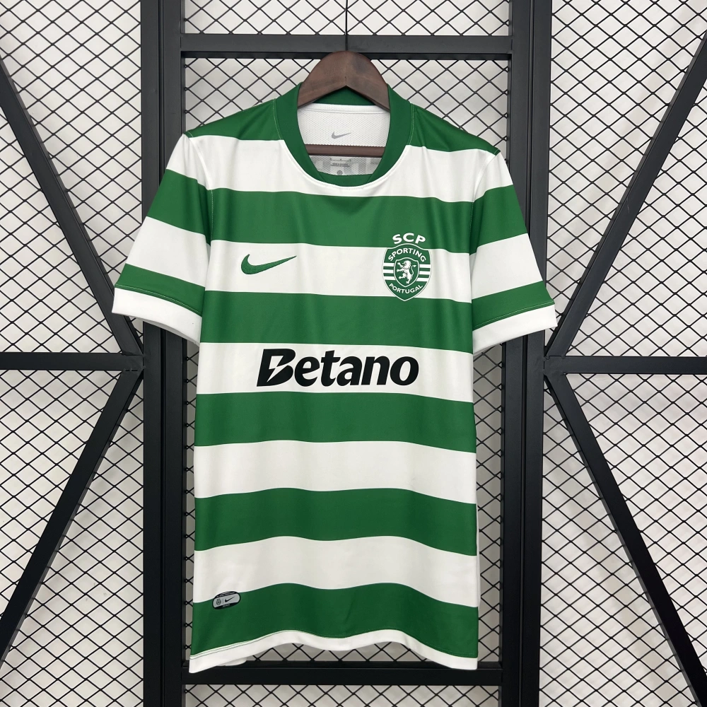 Sporting CP Soccer Jersey Home Custom Shirt 2025/26