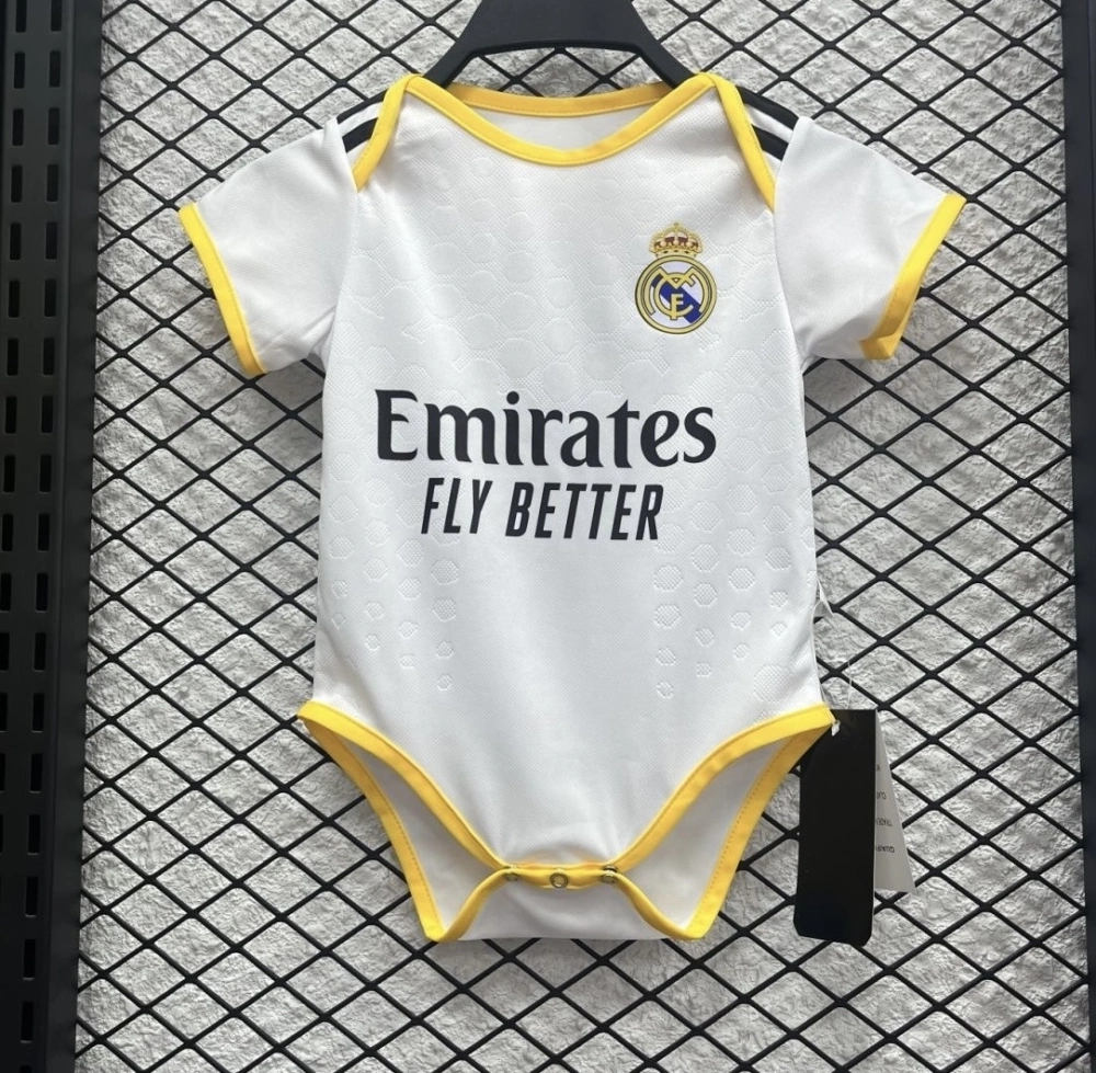 Real Madrid Soccer Jersey Home Baby Uniform 2025/26