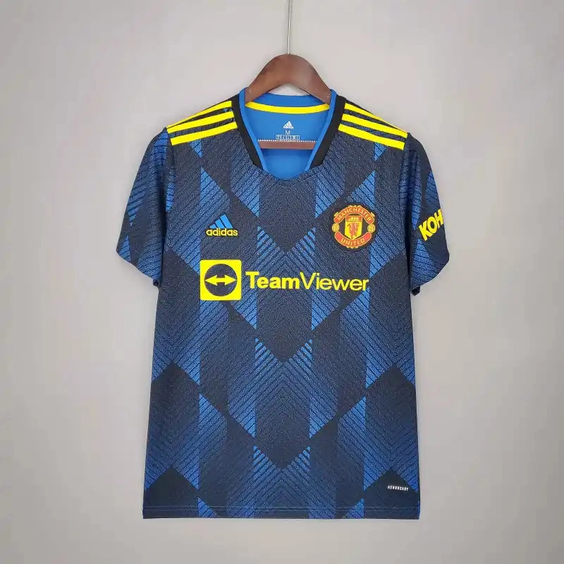 Manchester United Retro Third Away Football Jersey Shirt 2021/22