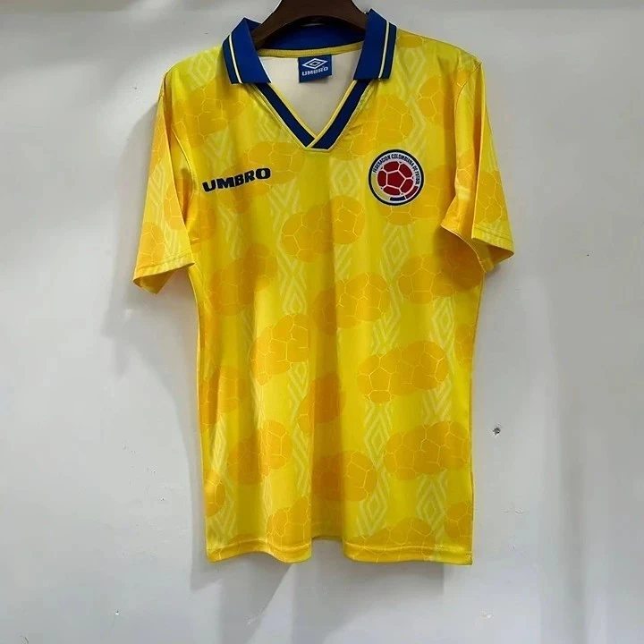 Colombia Retro Soccer Jersey Home Custom Shirt 1994