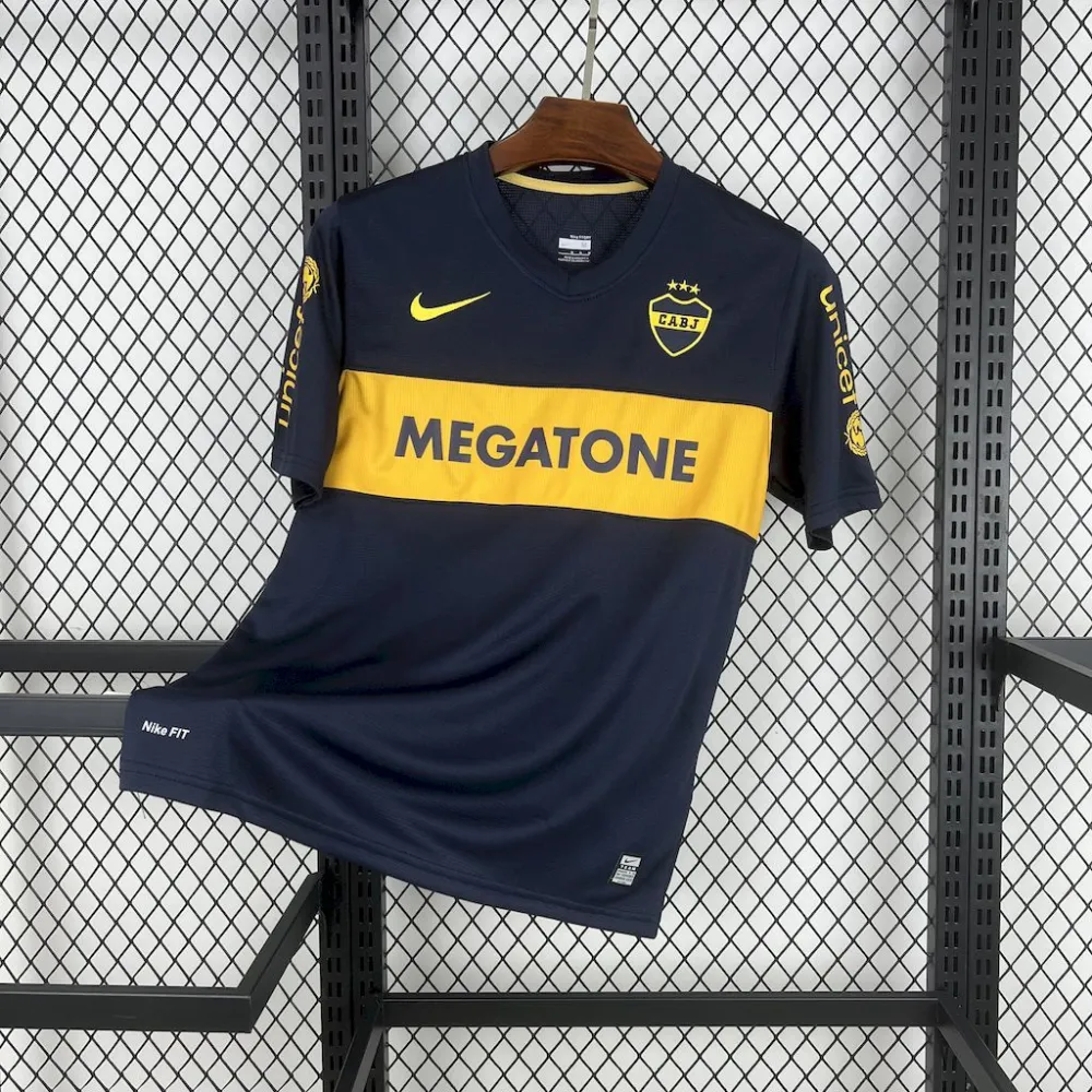 Boca Juniors Retro Soccer Jersey Home Custom Shirt 2007/08