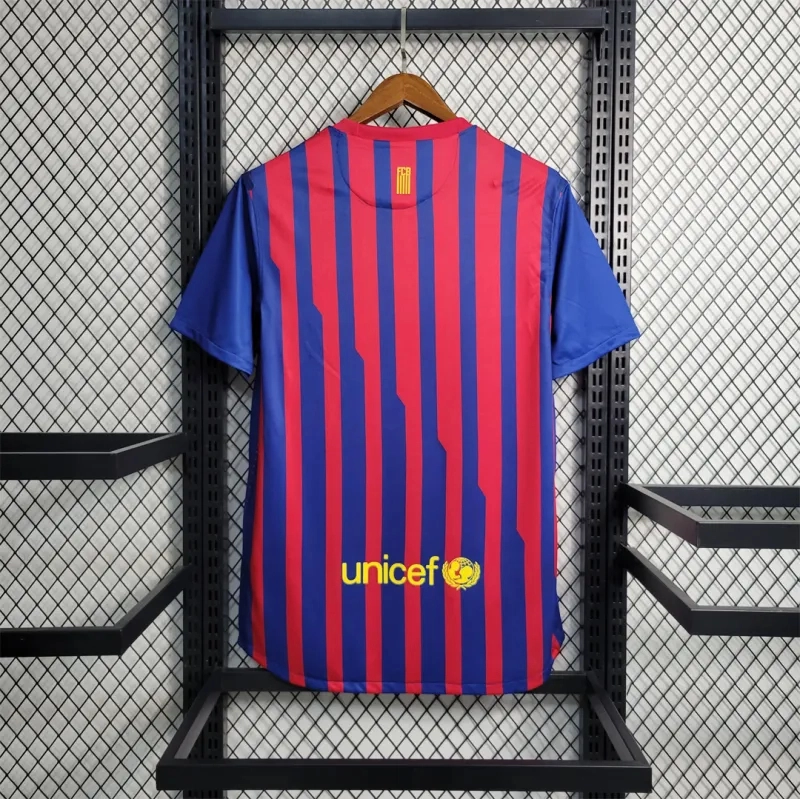 Barcelona Retro Jersey Home Soccer Shirt 2011-12