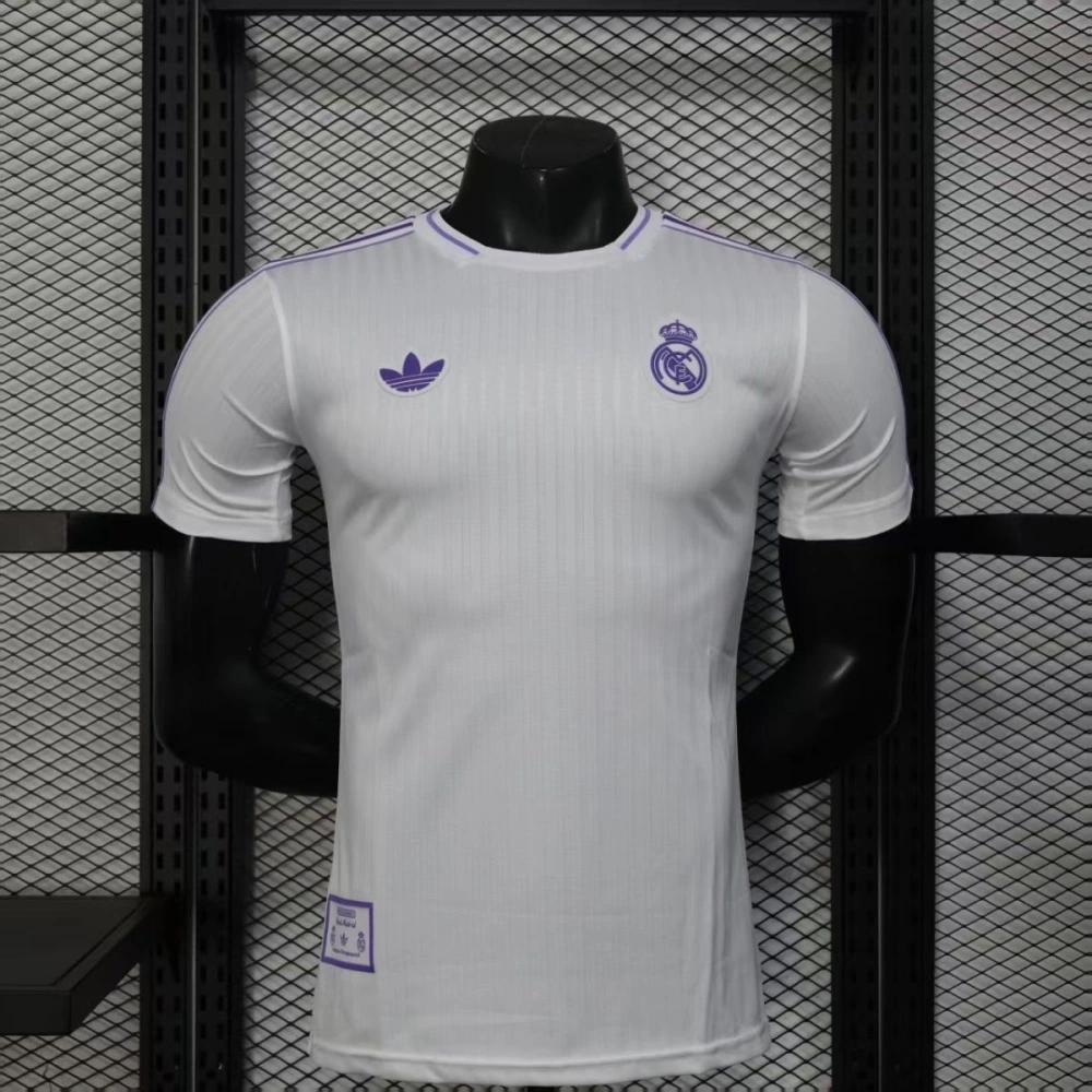 Real Madrid Authentic Soccer Jersey Terrace Icons Special Edition Shirt 2025/26