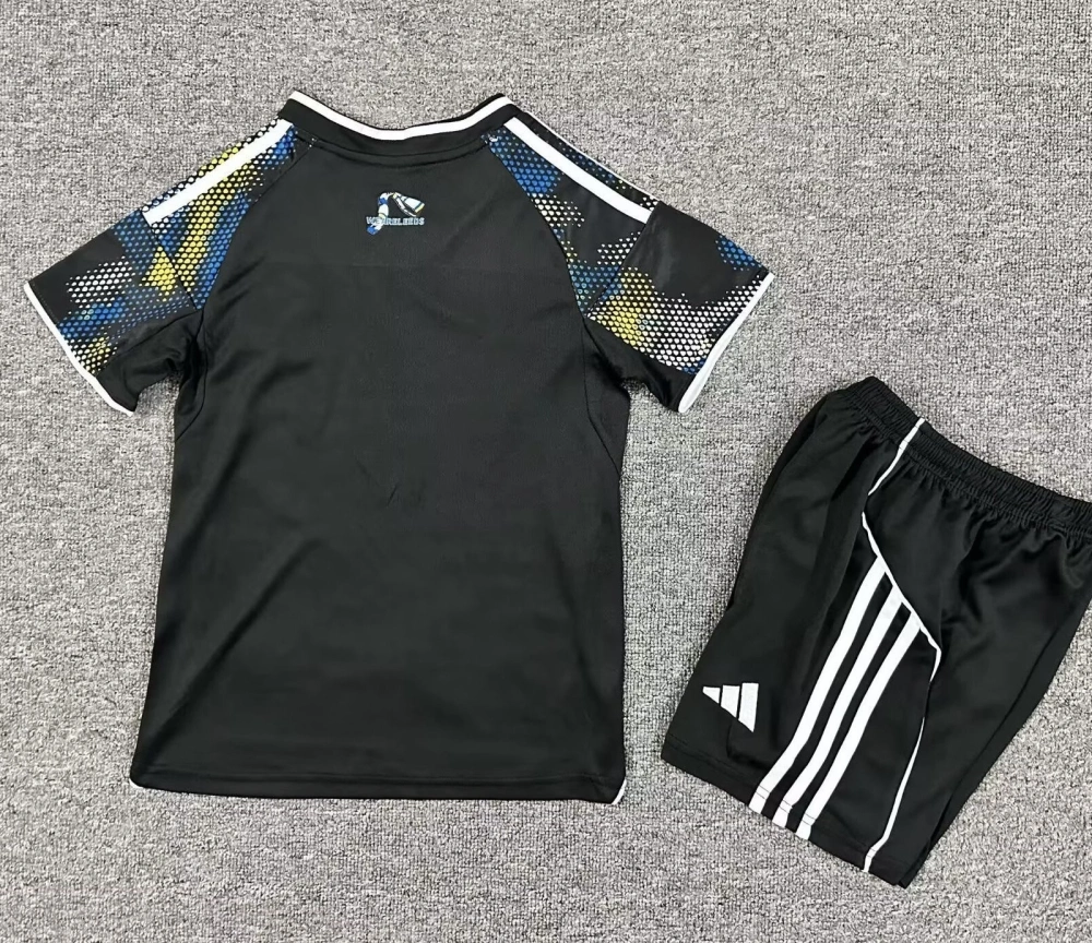 Leeds United Football Jersey Third Away Kids Kit Jersey+Shorts 2025/26