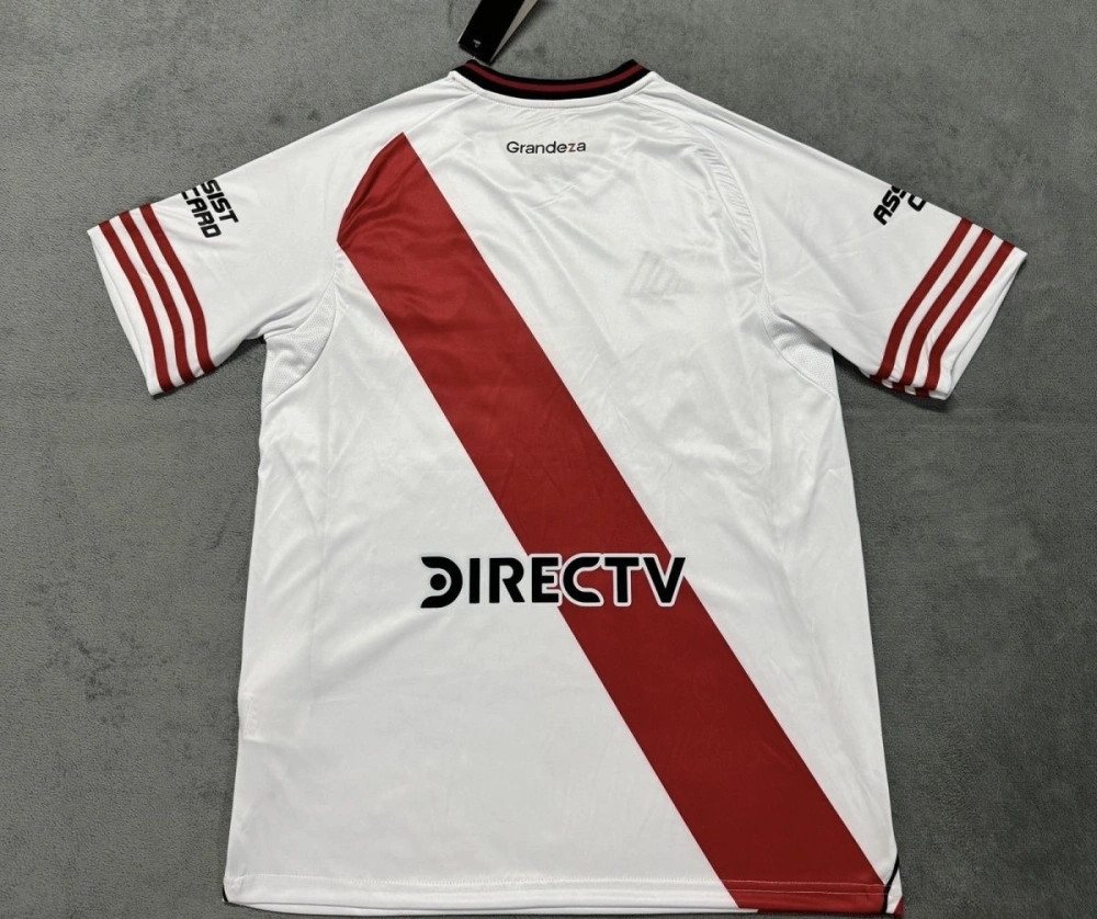 River Plate Soccer Jersey Home Custom Shirt 2025/26 - With Sponsors
