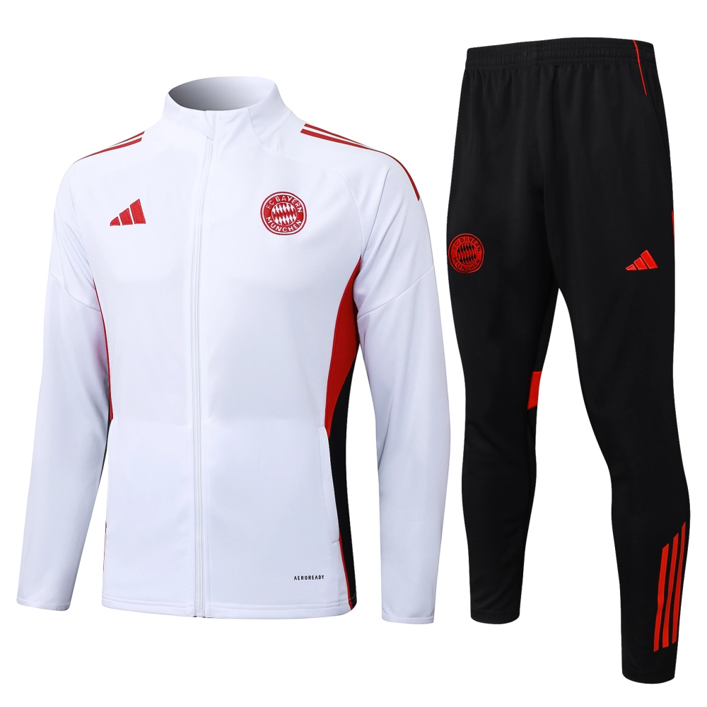 Bayern Munich Training Kit (Jacket+Pants) White 2025/26