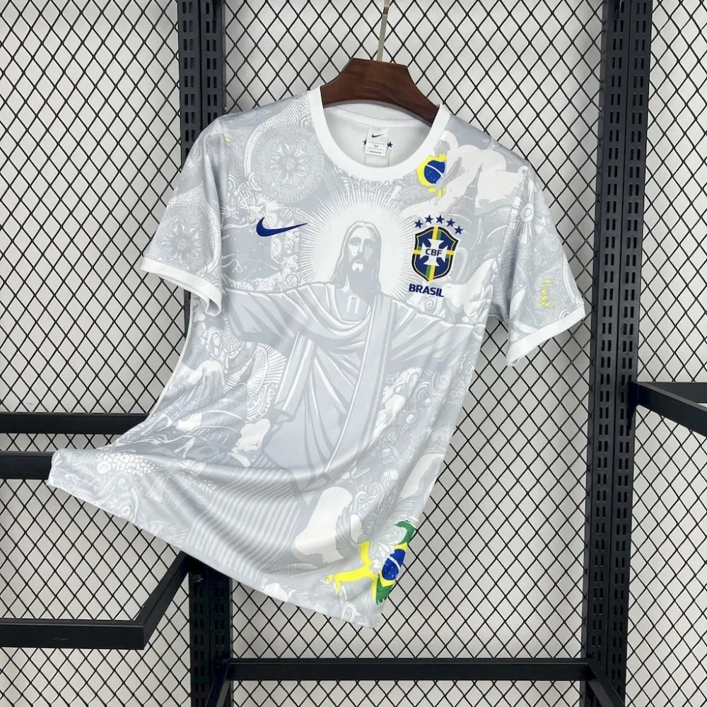 Brazil Soccer Jersey Jesus Special Edition Custom Shirt 2025
