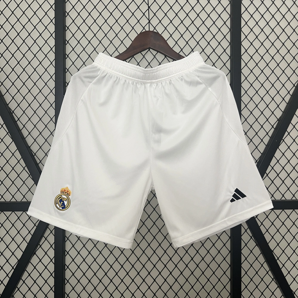 Real Madrid Soccer Shorts Custom Home 2024/25