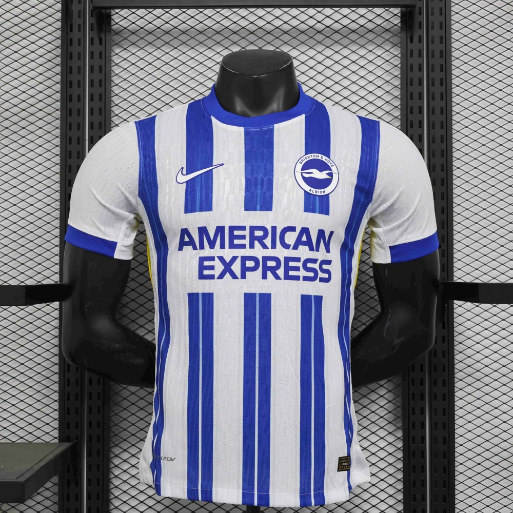 Brighton & Hove Albion Authentic Football Jersey Home Shirt 2024/25