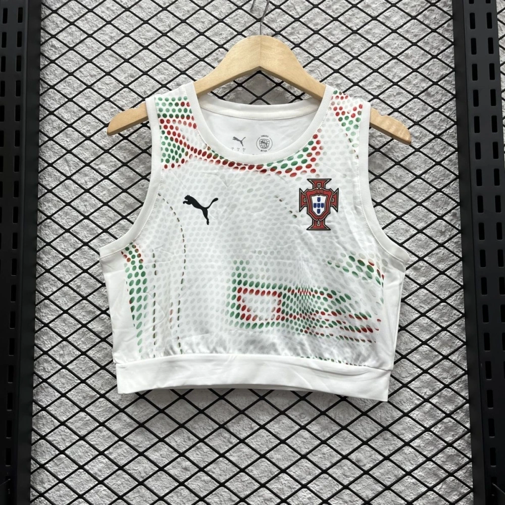Portugal Soccer Jersey Away Women's Vest 2025