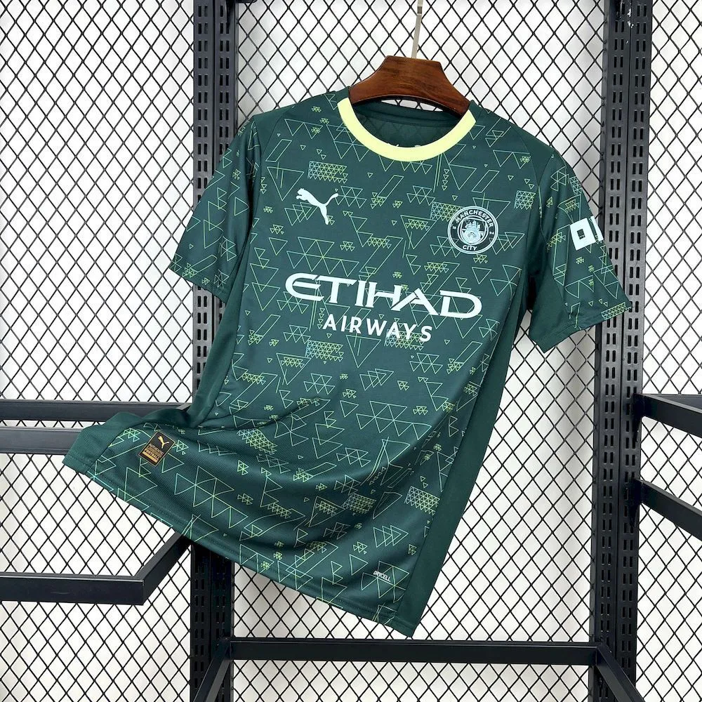 Manchester City Fourth Away Football Jersey Custom Shirt 2025/26