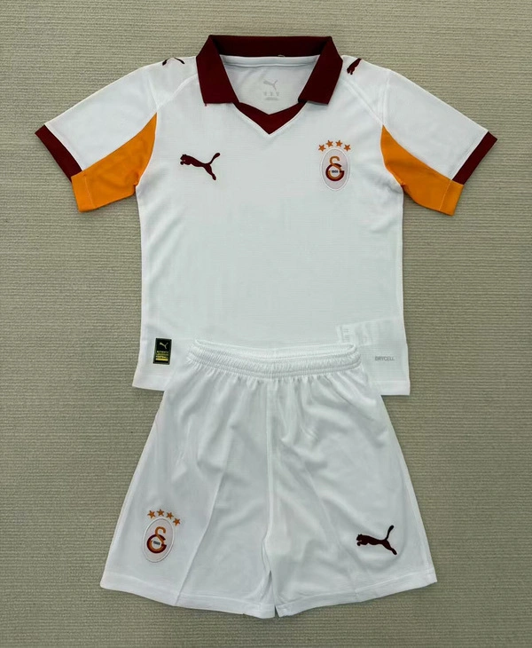 Galatasaray Football Jersey Away Kids Kit Jersey+Shorts 2025/26