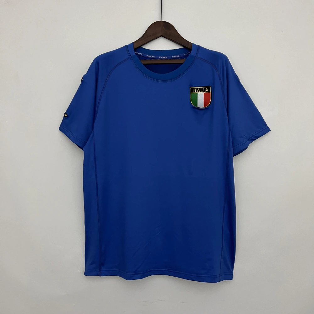 Italy Retro Soccer Jersey Home Custom Shirt 2000