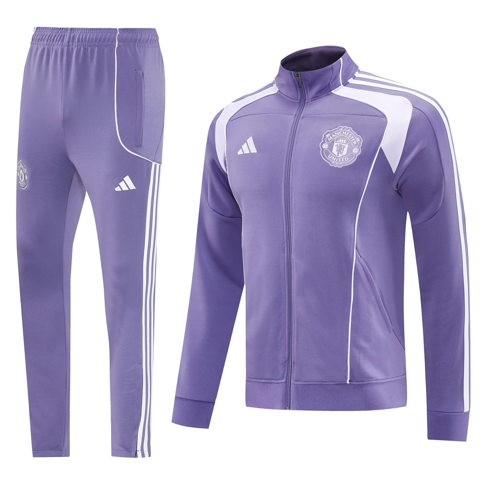 Manchester United Training Kit (Jacket+Pants) Purple 2025/26