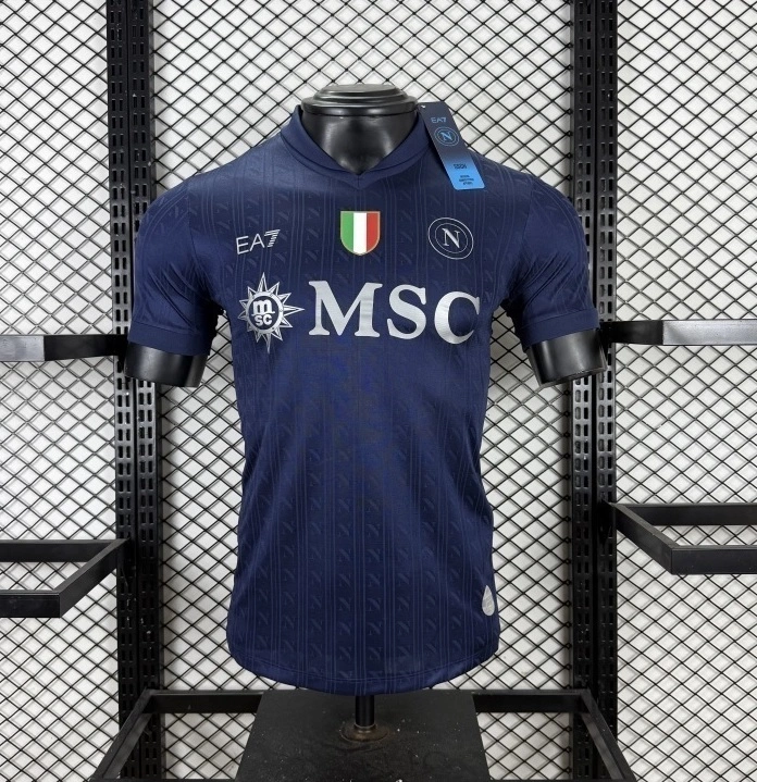 Napoli Authentic Soccer Jersey Third Away Champions League Shirt 2025/26