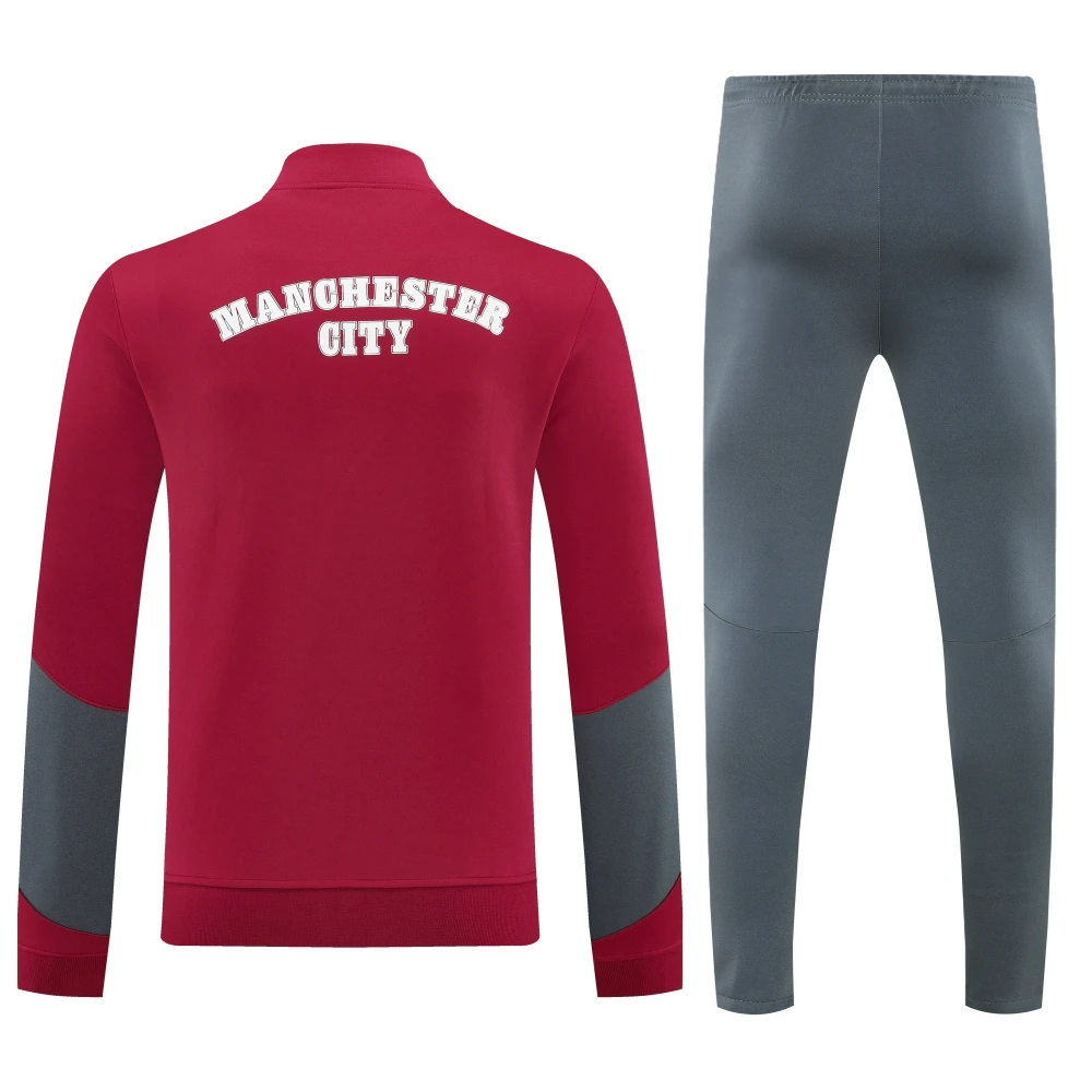 Manchester City Training Kit (Jacket+Pants) Red 2025/26