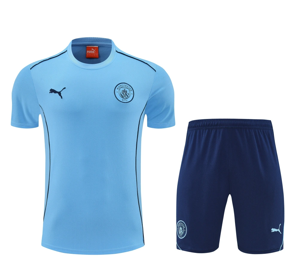 Manchester City Training Jersey Kit Blue 2025/26