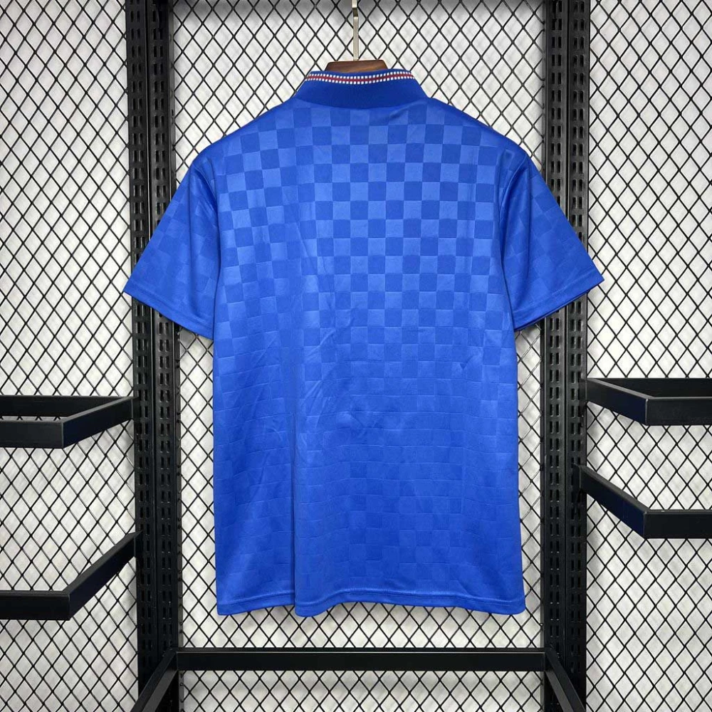 Rangers FC Retro Soccer Jersey Home Custom Shirt 1987-90