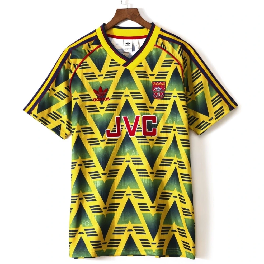 Arsenal Soccer Retro Jersey Away Custom Shirt 1991-93