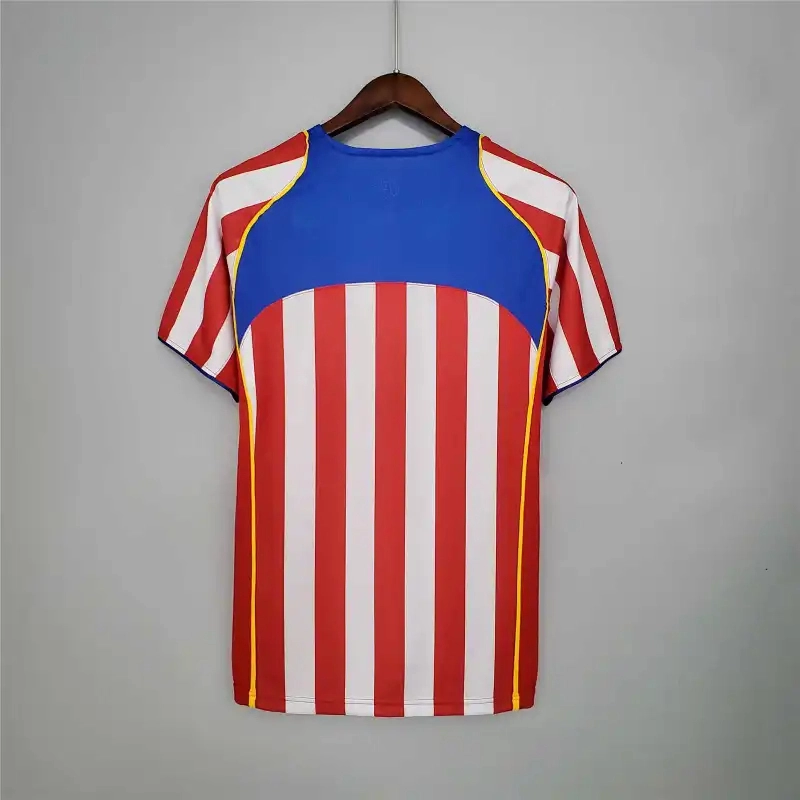 Atletico Madrid Retro Soccer Jersey Home Shirt 2004/05
