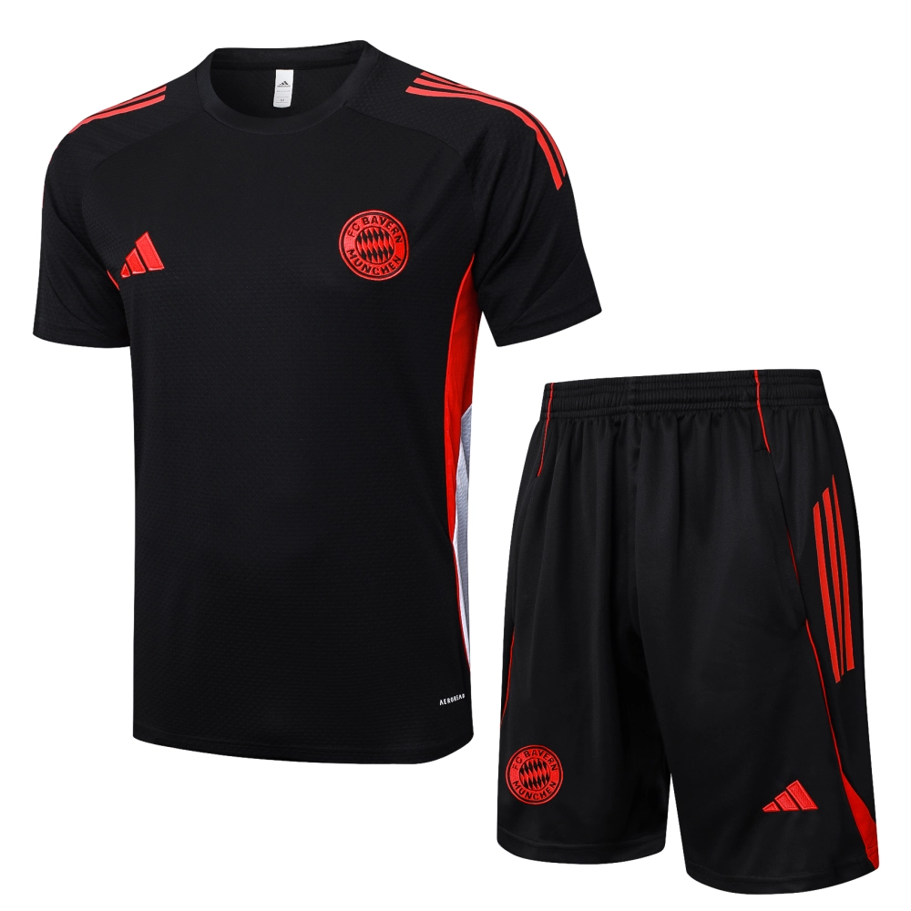 Bayern Munich Training Jersey Kit Black 2025/26