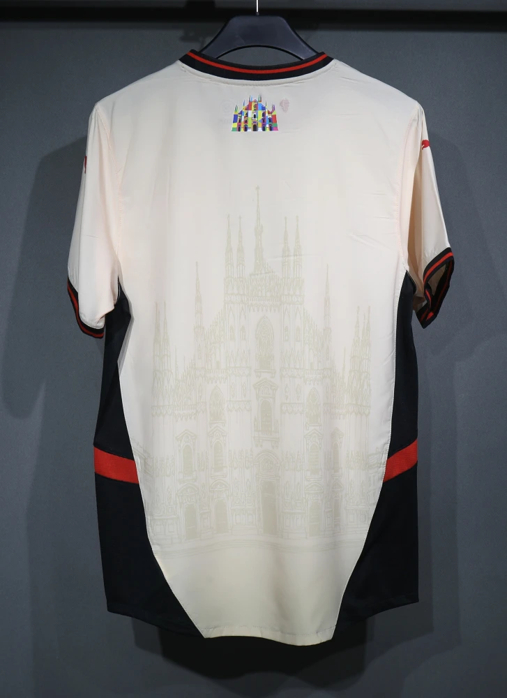 AC Milan Authentic Soccer Jersey Cathedral Special Edition Shirt 2025/26