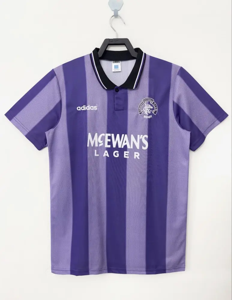 Rangers FC Retro Soccer Jersey Third Away Custom Shirt 1994-95