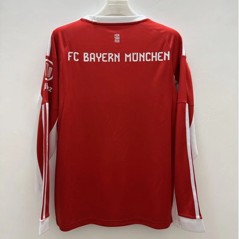 Bayern Munich Soccer Jersey Home Long Sleeve Shirt 2025/26