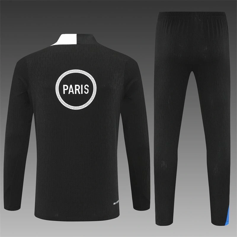 Kids PSG Training Kit (Sweatshirt+Pants) Black 2025/26