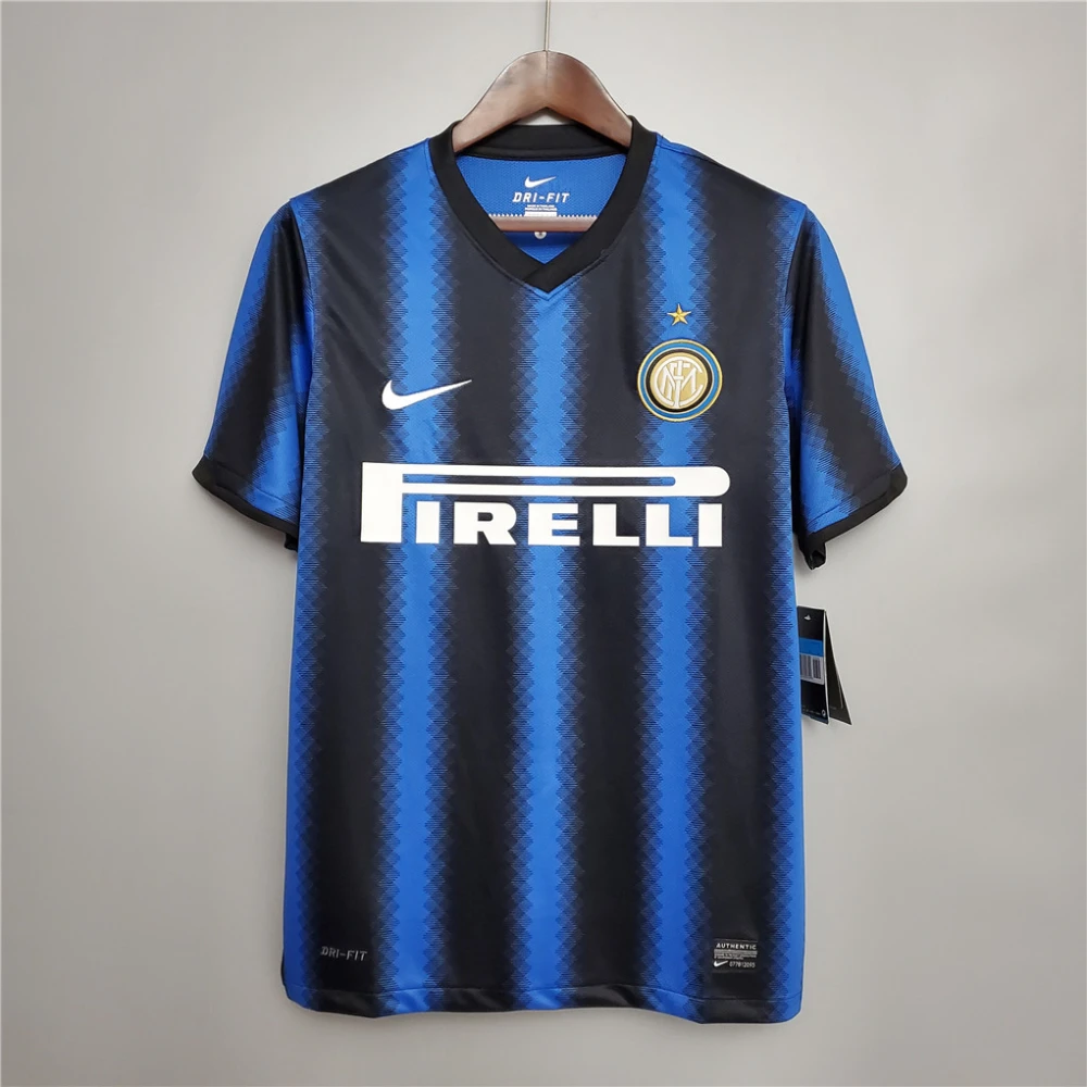 Inter Milan Jersey Custom Home Retro Soccer Jersey 2010/11