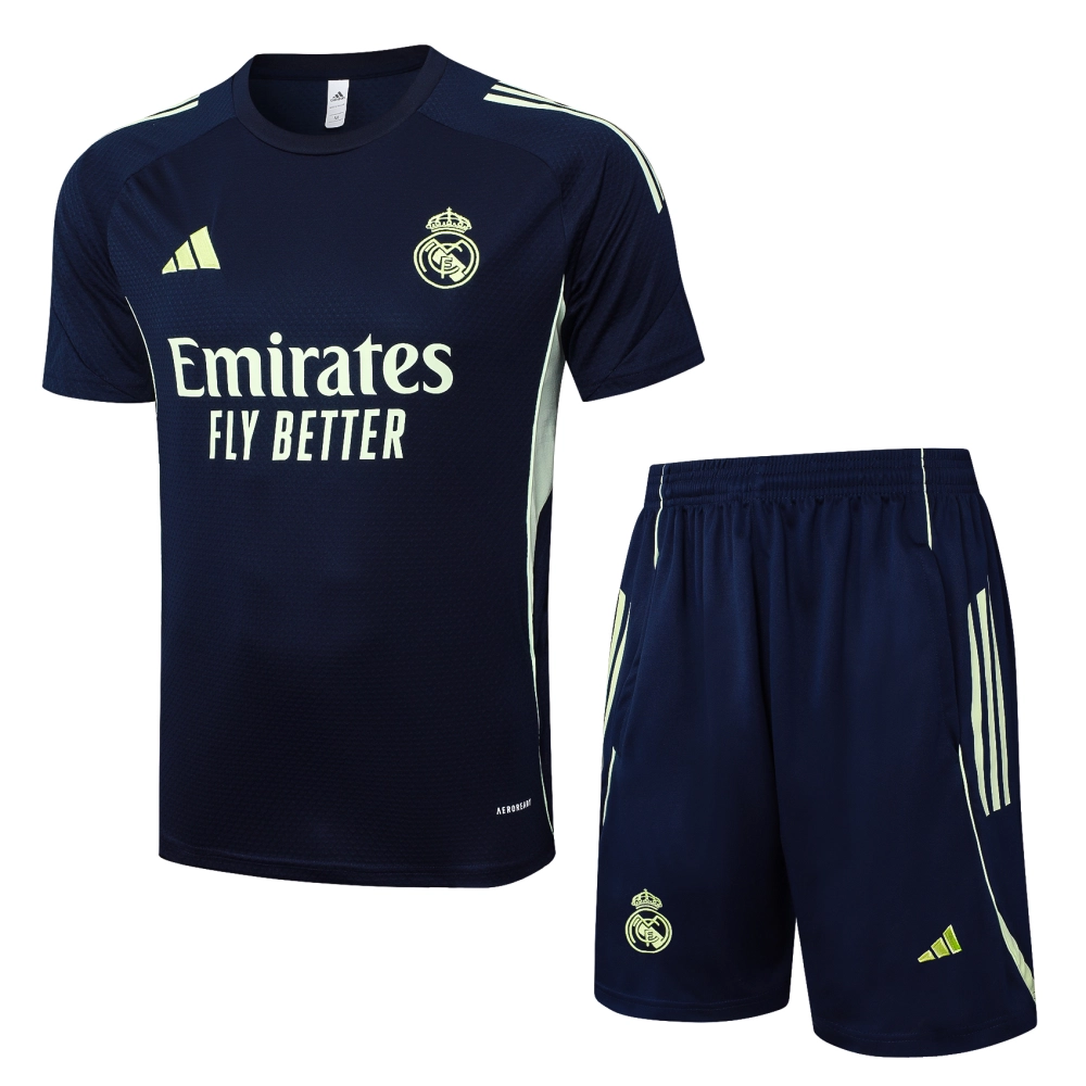 Real Madrid Training Jersey Kit Cyan 2025/26