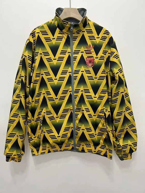 Arsenal Retro Reversible Double-Sides Windbreaker Jacket 1991