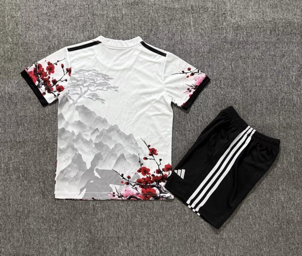 Japan Soccer Jersey Special Edition Kids Kit Jersey+Shorts 2025