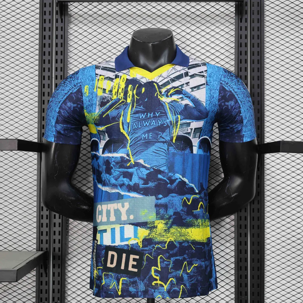 Manchester City Authentic City Till I Die Special Edition Football Jersey Shirt 2025/26