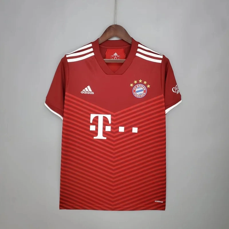 Bayern Munich Retro Jersey Home Soccer Shirt 2021/22