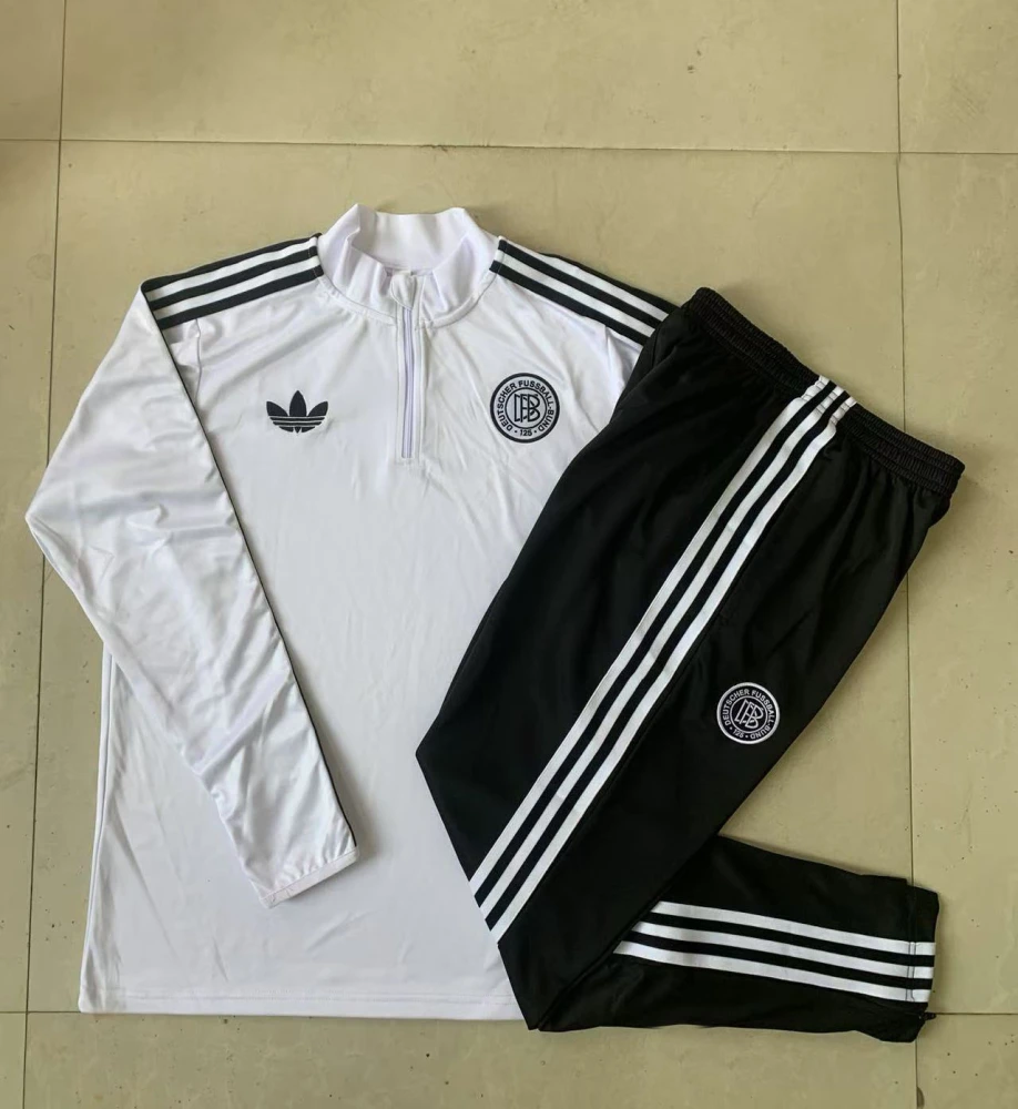 Kids Germany Training Kit (Sweatshirt+Pants) White 2025 - 125th Anniversary