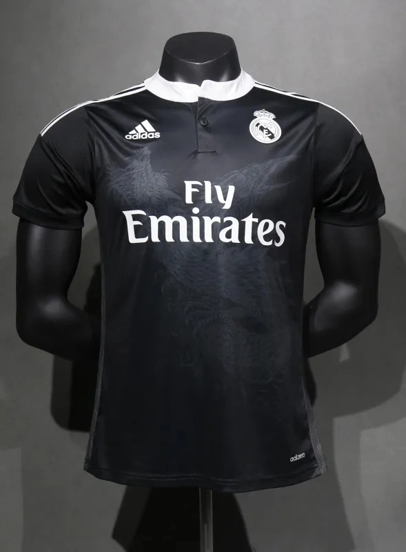 Real Madrid Authentic Retro Jersey Third Away Soccer Shirt 2014/15