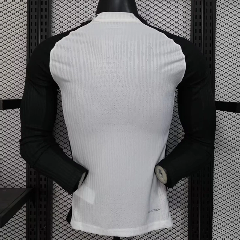 Corinthians Authentic Soccer Jersey Home Long Sleeve Shirt 2025