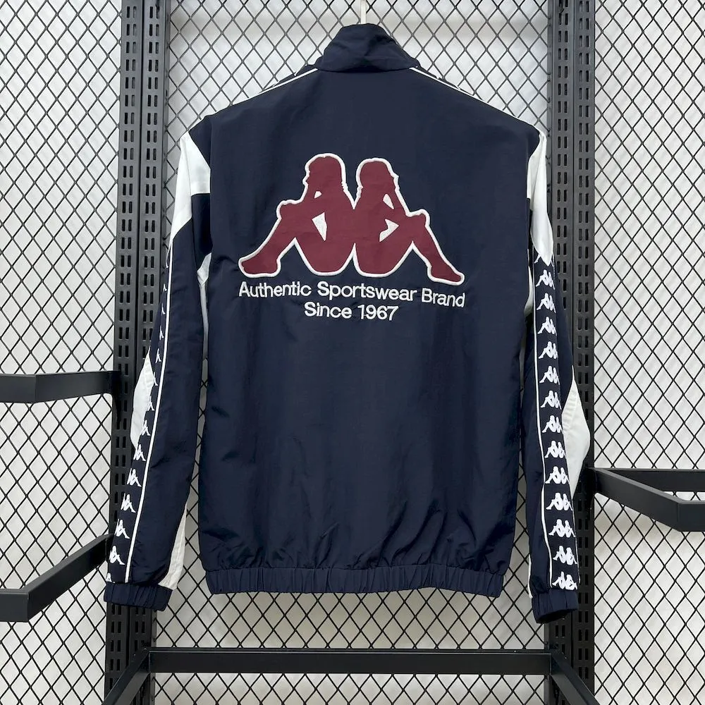 Barcelona Retro Windbreaker Jacket Black 2025/26