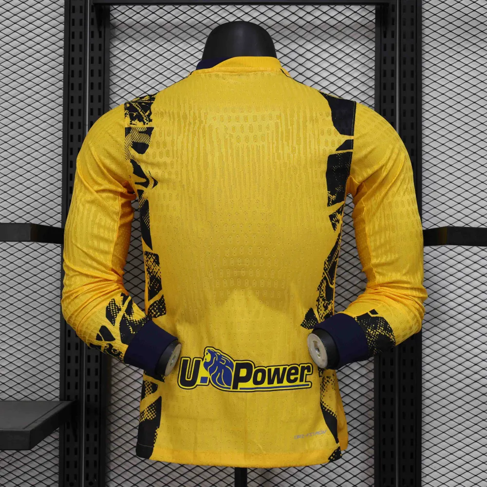 Authentic Soccer Jersey Inter Milan Third Away Long Sleeve Shirt 2024/25