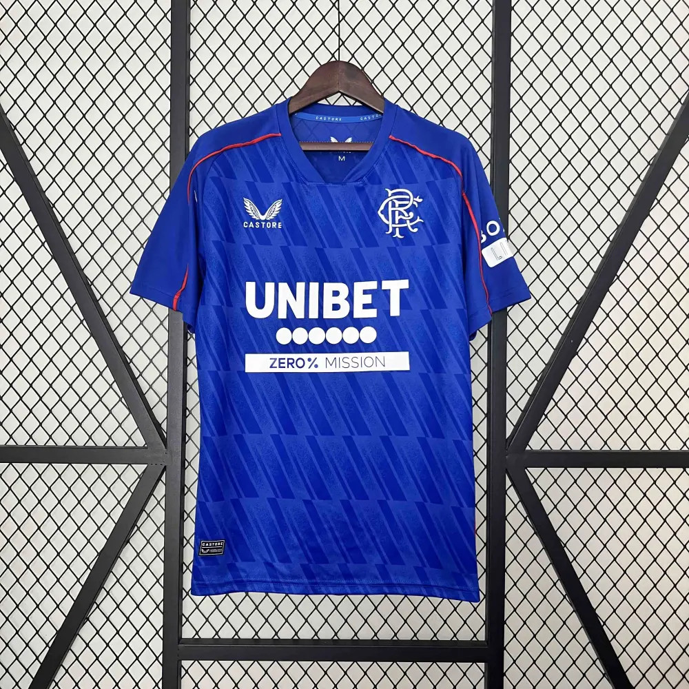 Rangers FC Soccer Jersey Home Custom Shirt 2024/25