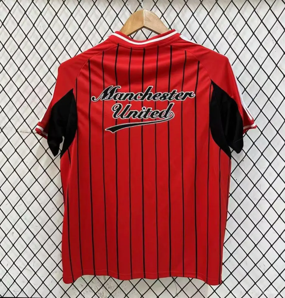 Manchester United x US Pack Baseball Jersey Shirt 2025/26