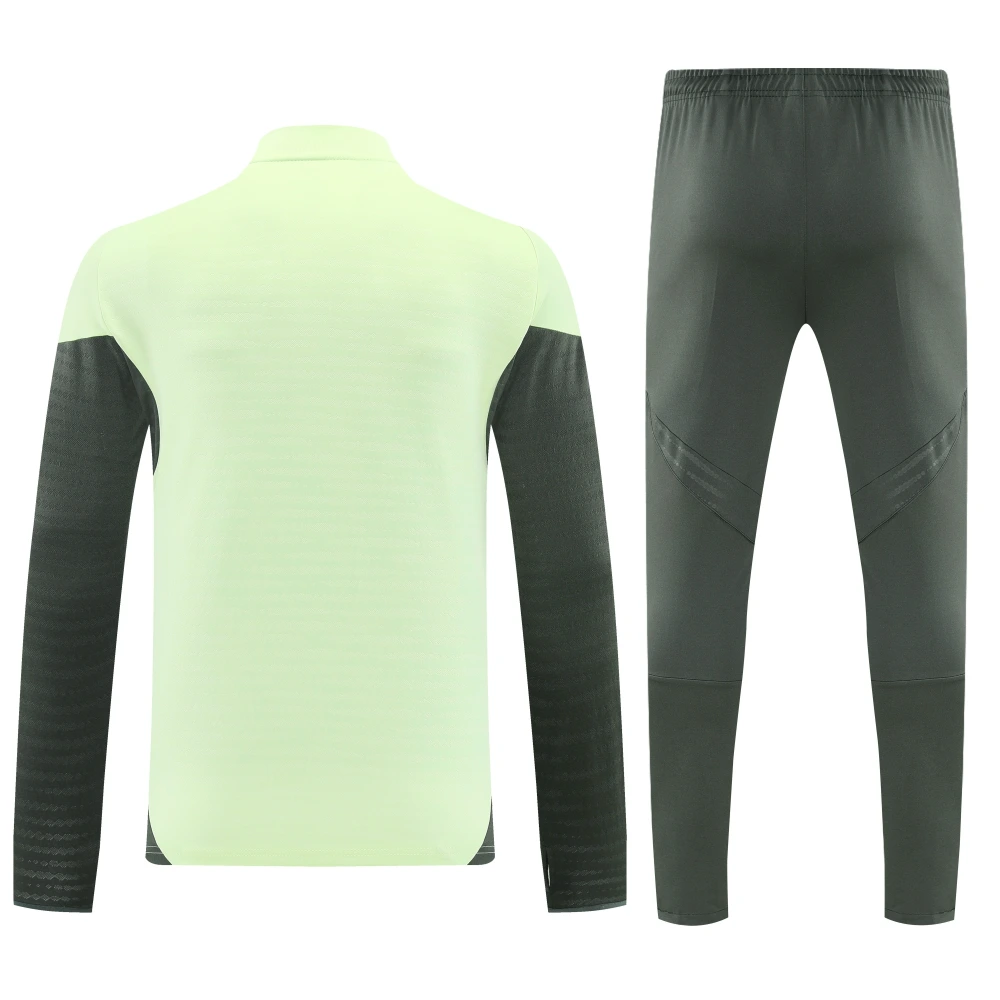 Real Madrid Authentic Training Kit (Sweatshirt+Pants) Light Green 2025/26 - Player Version