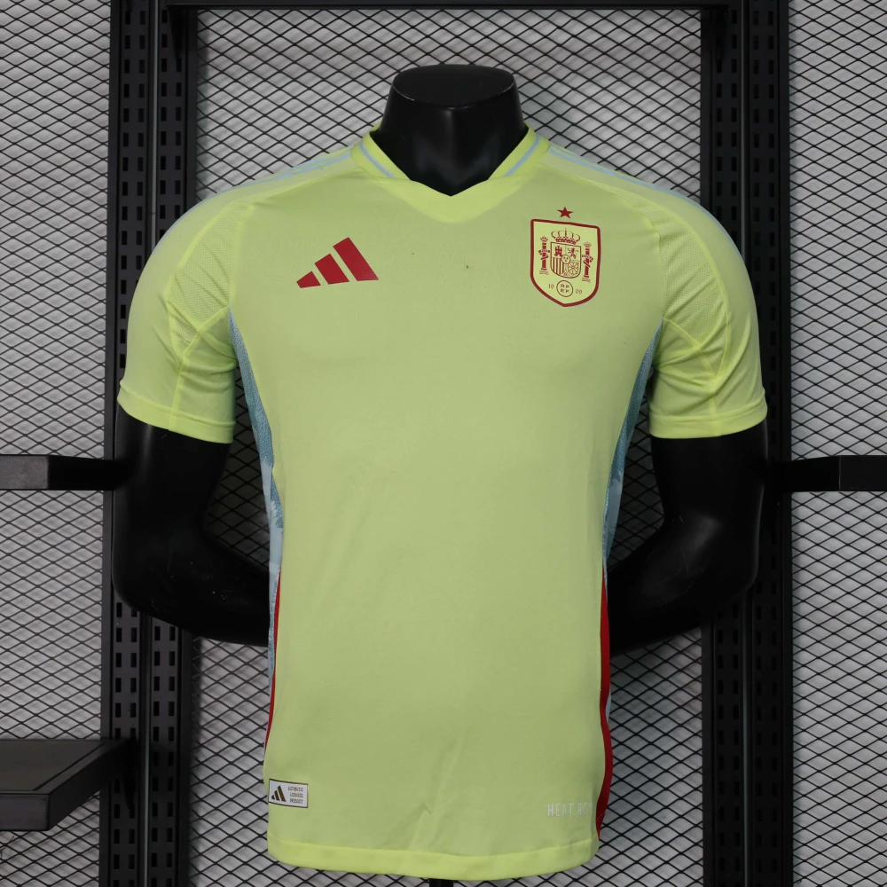 Spain Authentic Soccer Jersey Away Shirt EURO 2024