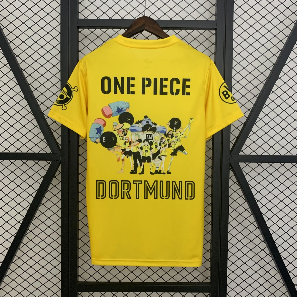 Borussia Dortmund x One Piece Special Edition Jersey Custom Shirt 2025/26