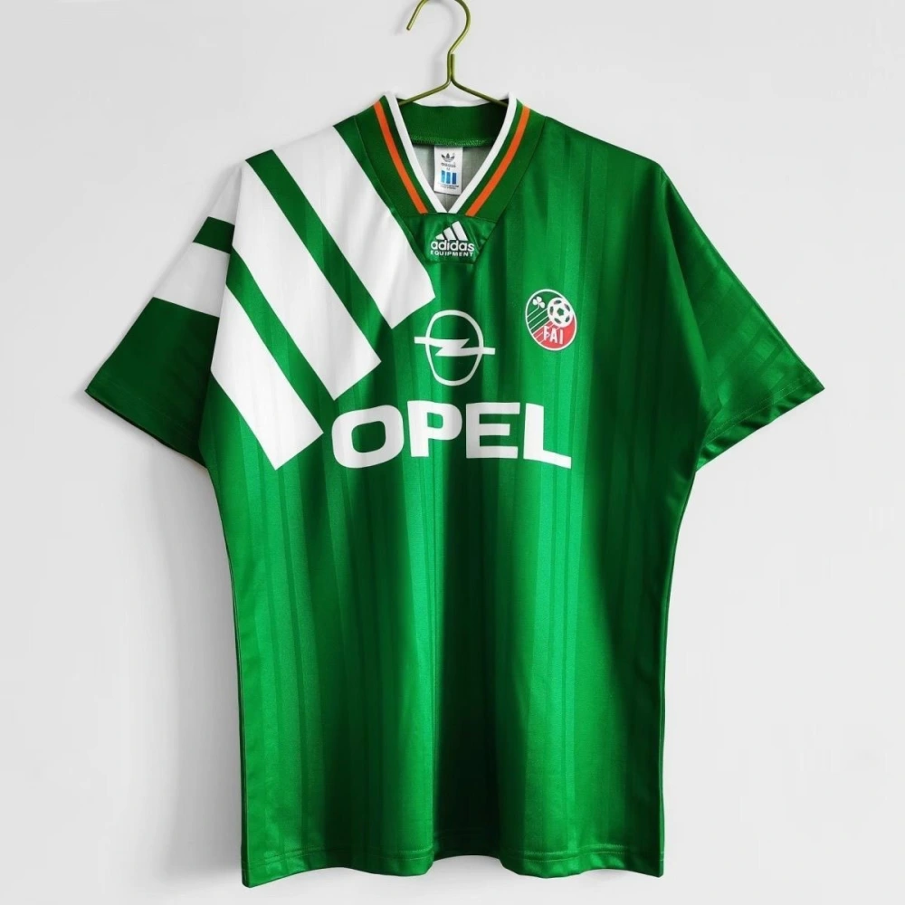 Ireland Retro Soccer Jersey Home Custom Shirt 1992-94